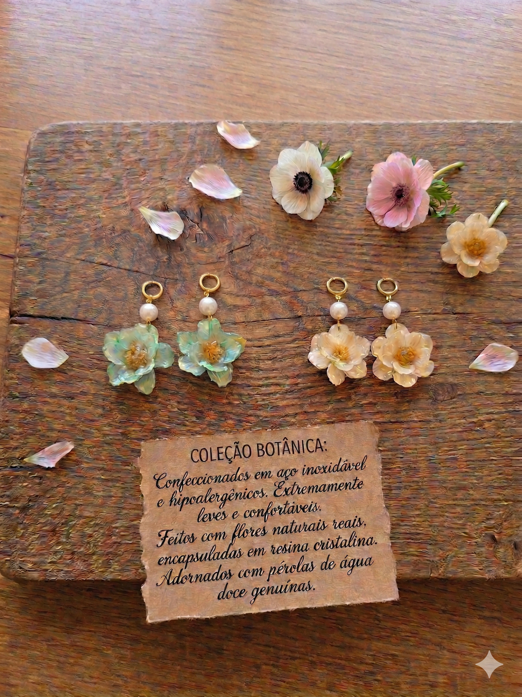 Brincos de Anêmona