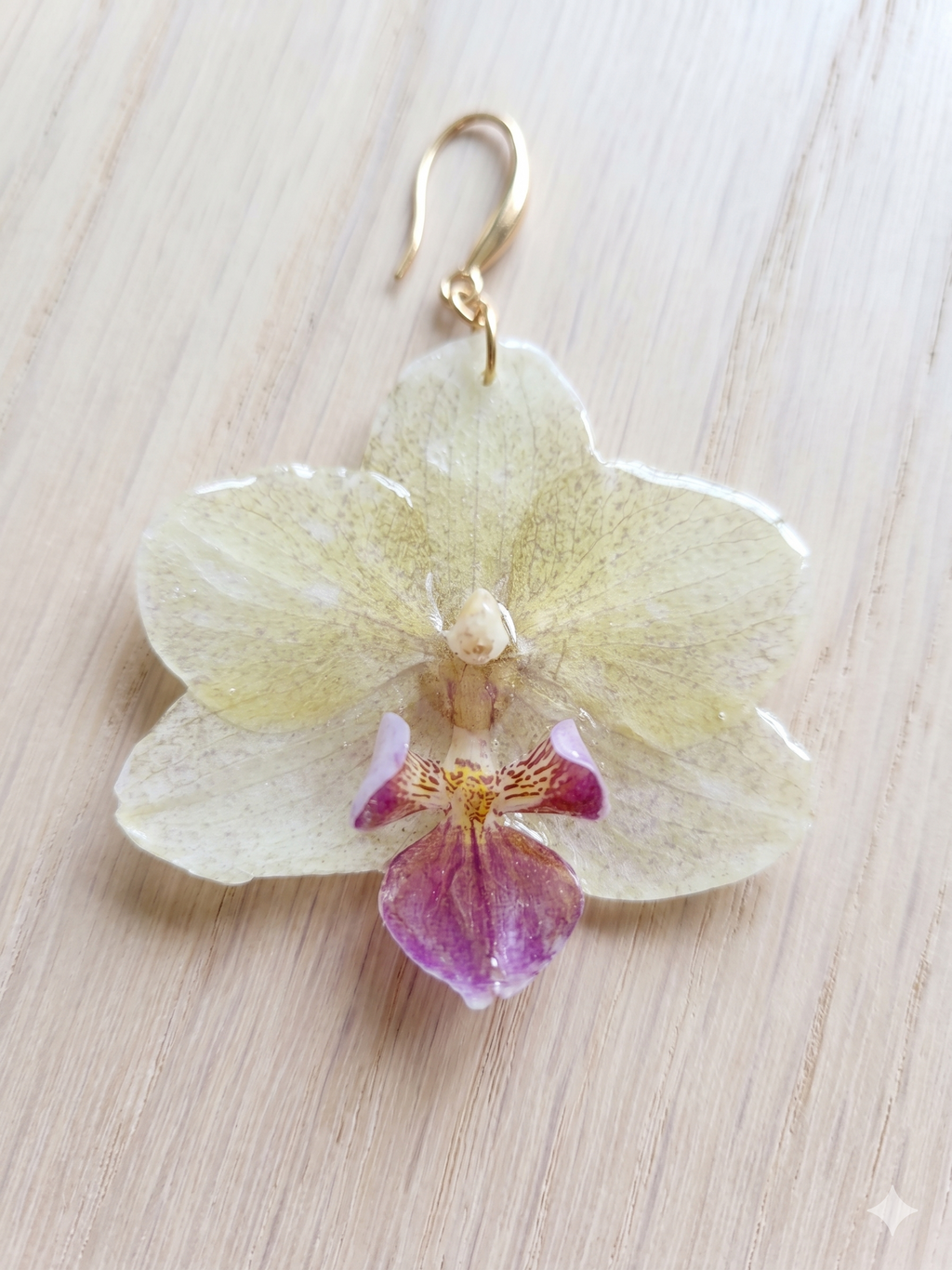Conjunto Orquídea Amarela e Roxa