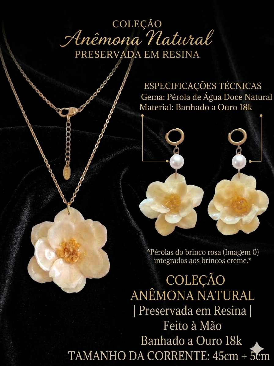 Conjunto Flor Anêmona