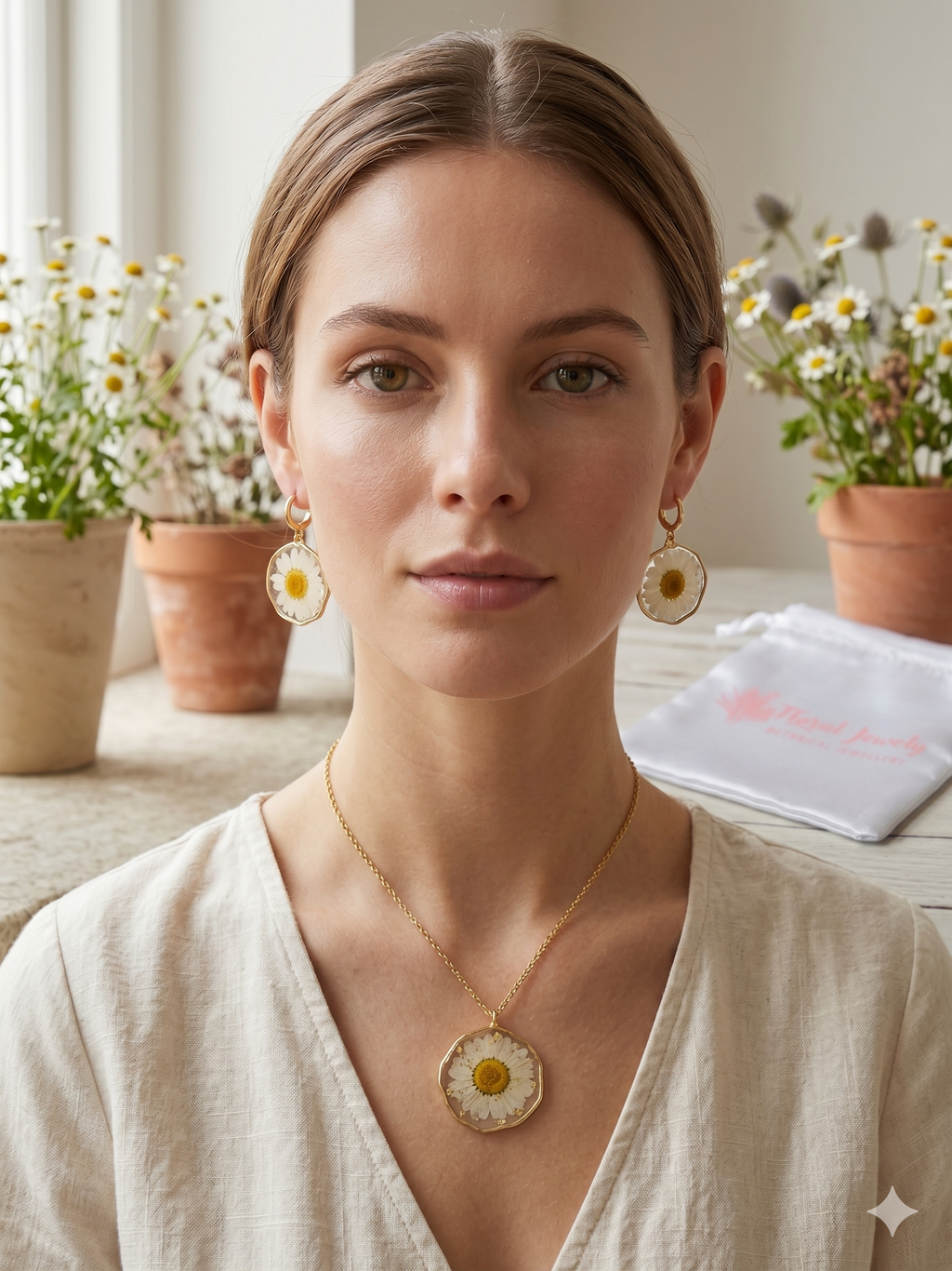 Conjunto Margarida Branca