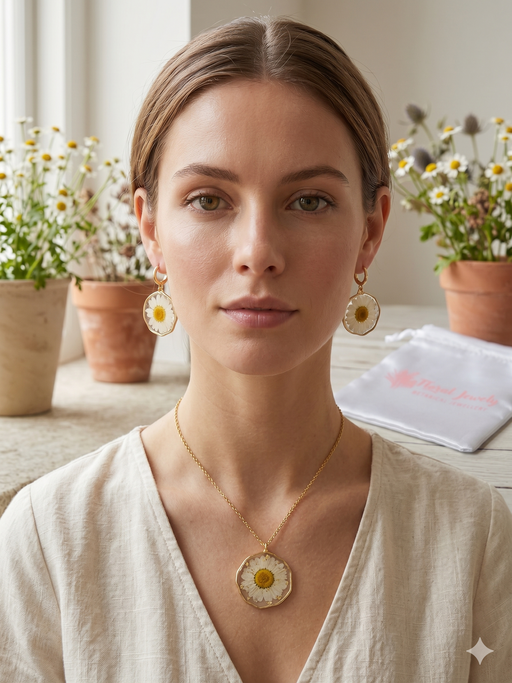 Conjunto Margarida Branca