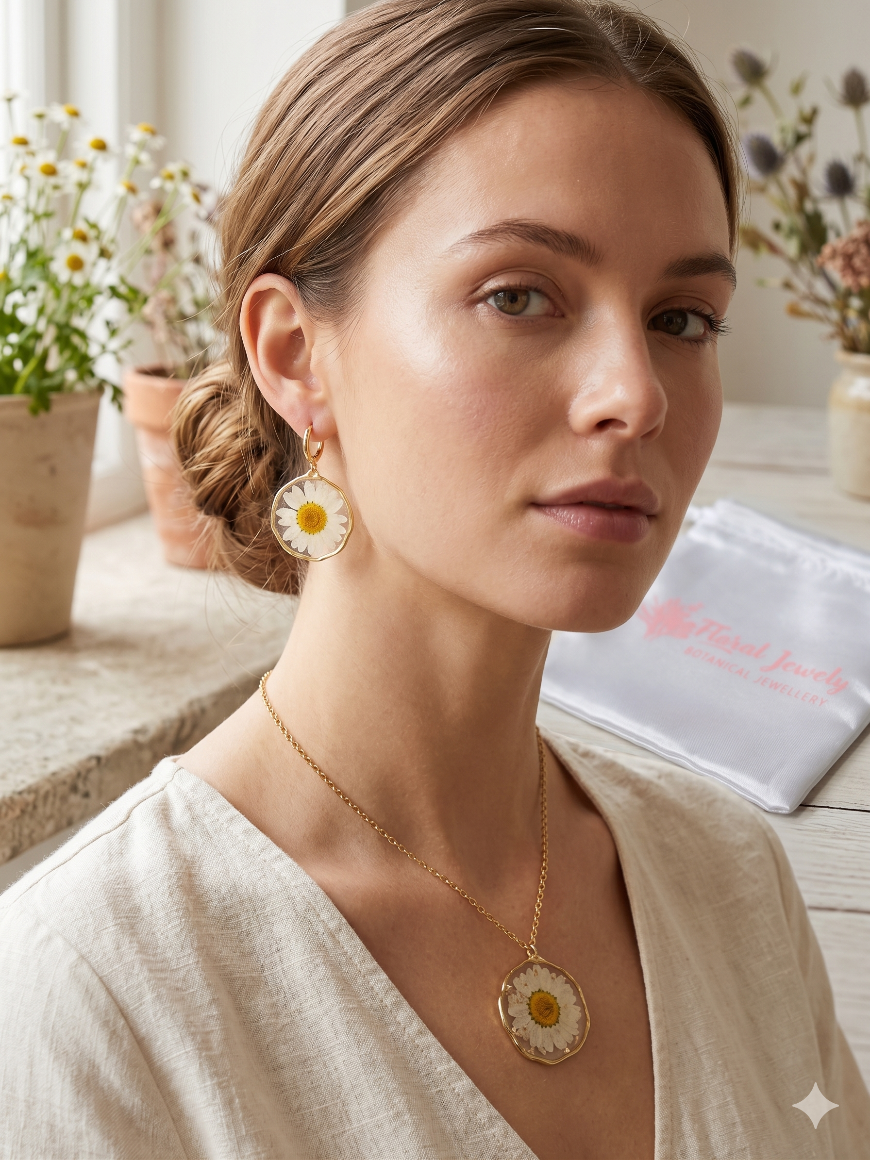 Conjunto Margarida Branca