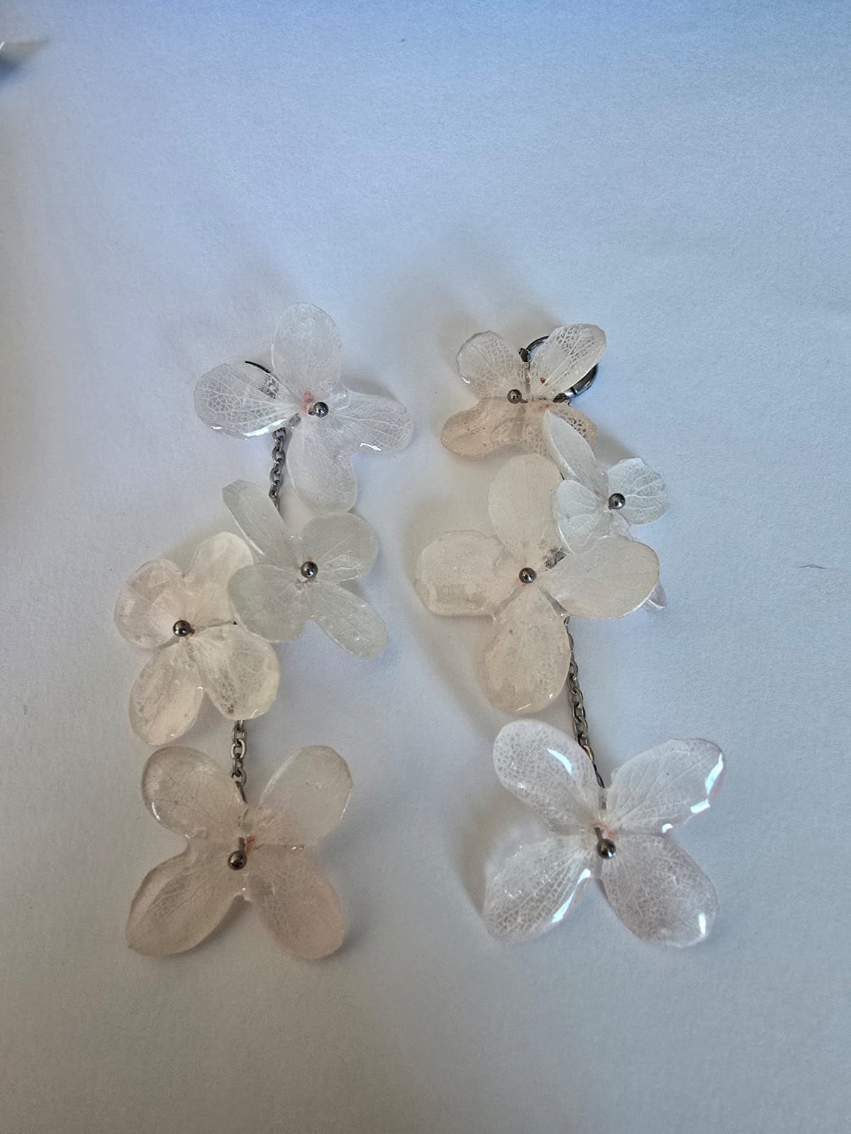 Brinco de Hortênsia com quatro flores