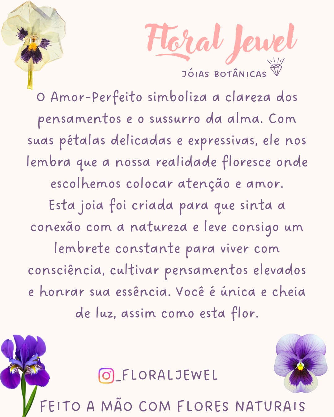Colar Amor-Perfeito