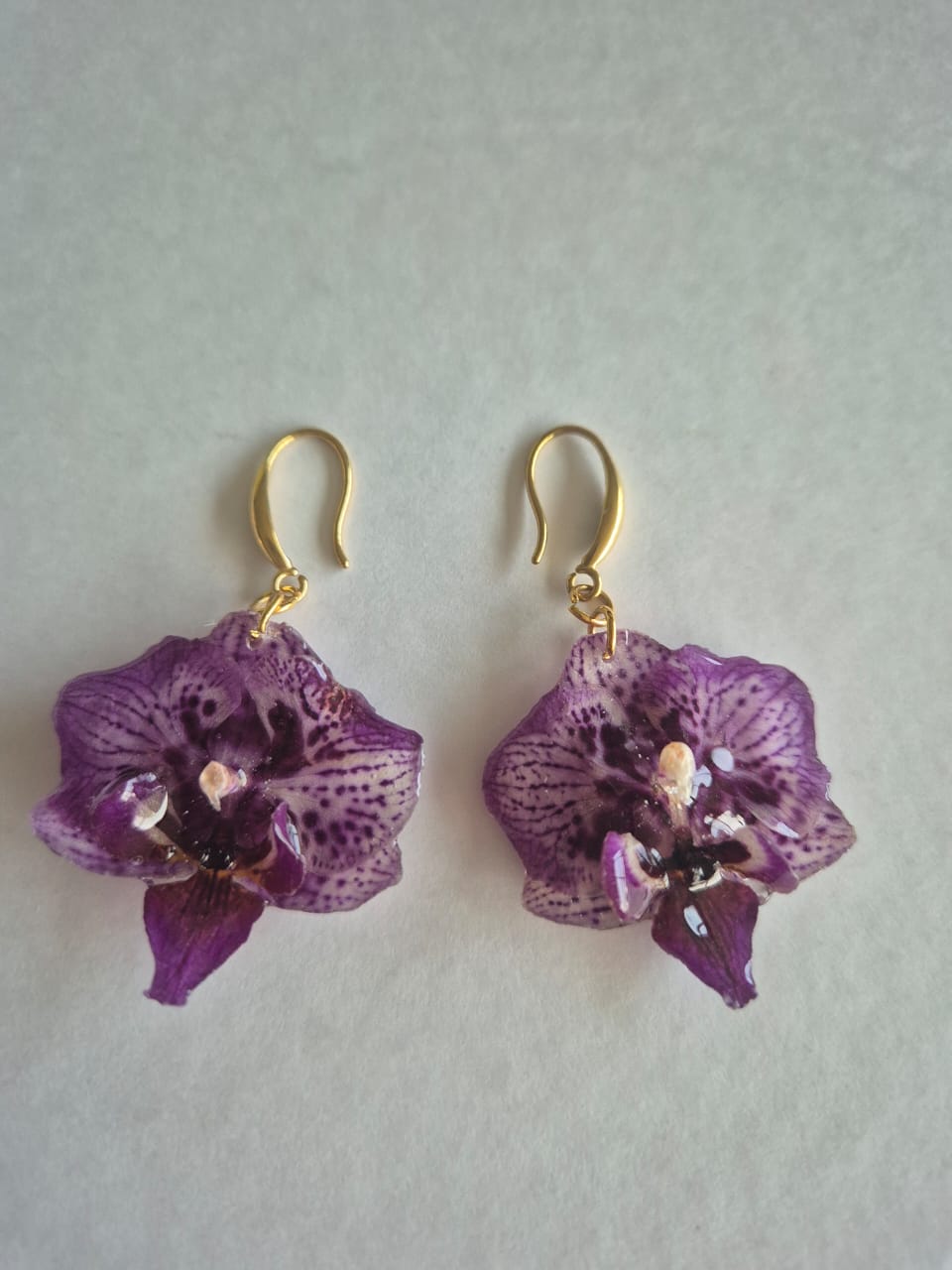 Brinco Orquídea Roxa
