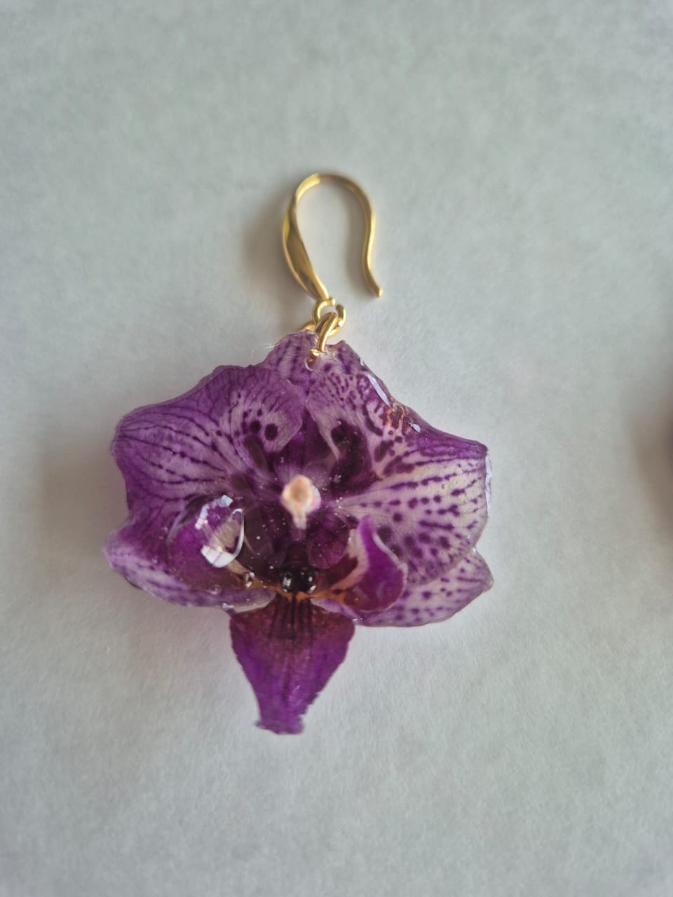 Brinco Orquídea Roxa