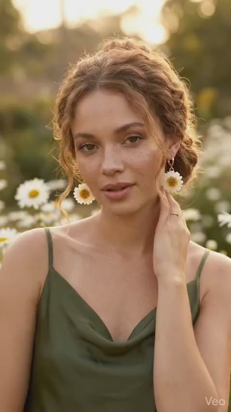Brinco Flor Margarida